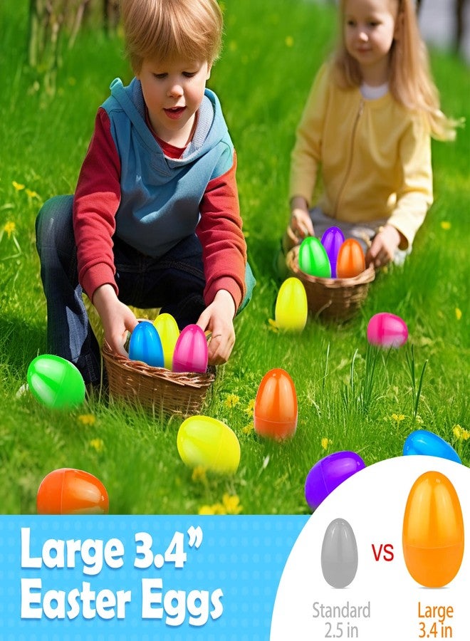 AMENON 12 Pack 3.4" Jumbo Prefilled Easter Eggs Filled 4 Style Magic Bean Cubes, SpinCrack Fidget Spinner Puzzle Toy Kid Teen Age 6-14 Easter Basket Essential Stuffer Egg Hunt Stress Relief Brain Teaser Game - Image 5